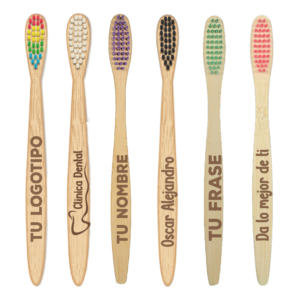 Pack Cepillos de Dientes de Ecológicos/Bambú personalizado Empresa